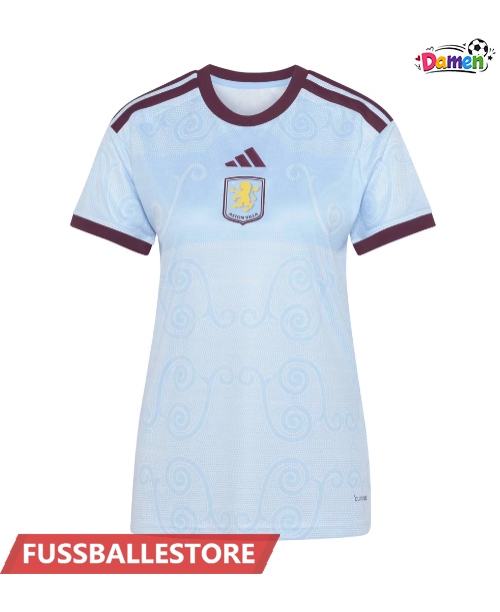 Günstige Aston Villa Victor Lindelof #3 3rd trikot Damen 2026-27 Kurzarm